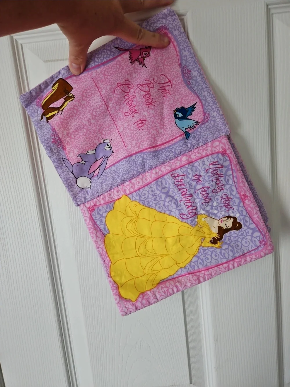Disney Princess Soft Fabric Activity Book - Pink & Purple